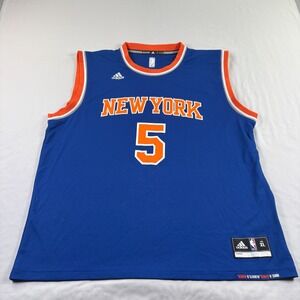 Courtney Lee New York Knicks Jersey Mens‎ XL Blue Adidas NBA